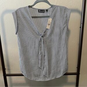 7th Avenue New York & Company Striped Blouse
